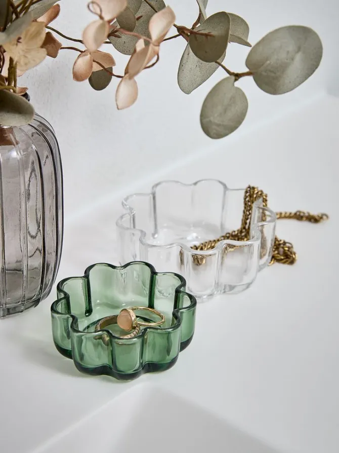 Opbevaringskrukke SKOGSBY Ø7 + Ø9 glas 2 stk
