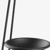 Opvaskebørsteholder ARNT Ø11xH18 cm sort rustfrit stål