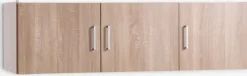 Overskab FANDRUP 145x41 3 låger lys eg