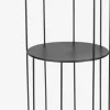 Piedestal PELLE Ø25xH60cm sort
