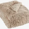 Plaid MYRFIOL 135x195 taupe