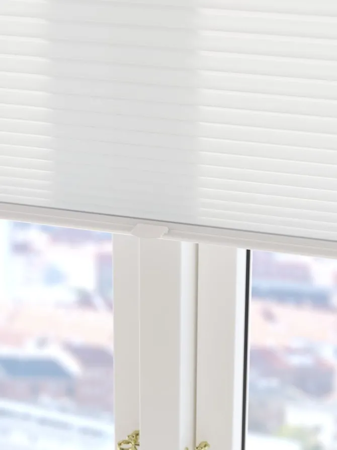 Plisségardin HVEN 60x130cm hvid up/down