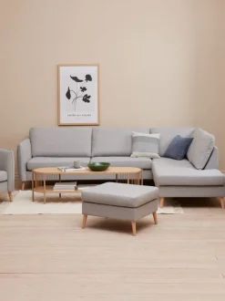 Pyntepude HORNFIOL 45x45 chenille blå