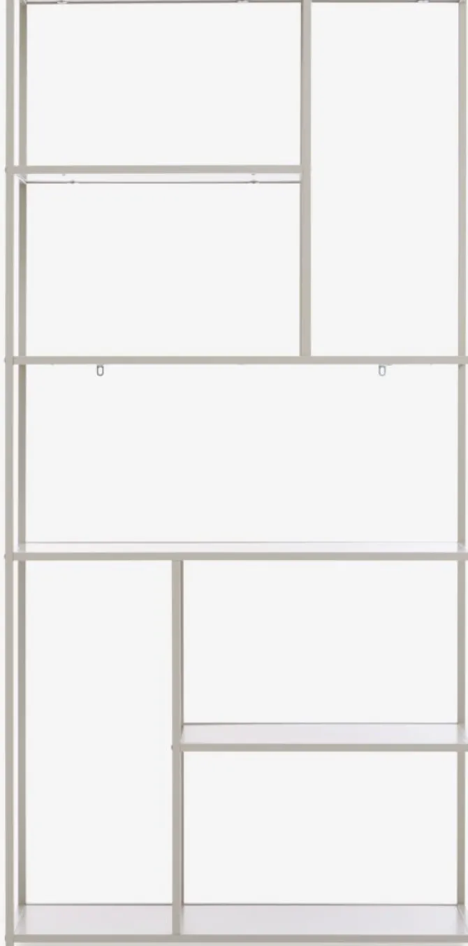 Reol RUDERSDAL 7 hylder beige