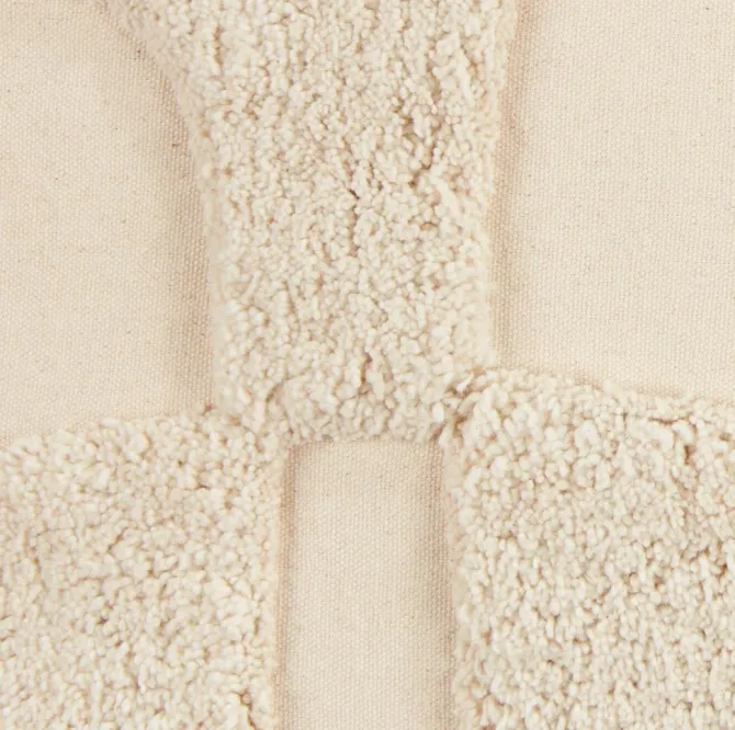 Rygpude BAKKEMYNTE 60x60 beige