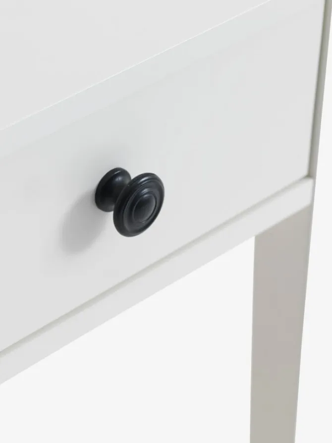 Sengebord NORDBY 1 skuffe 1 hylde hvid