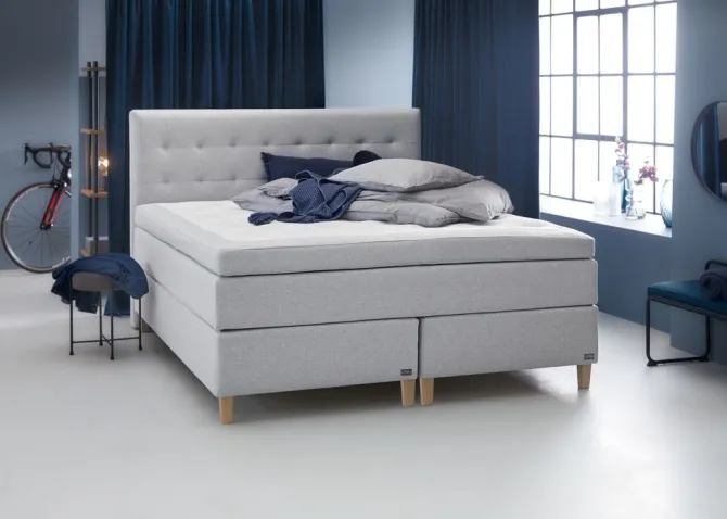 Sengegavl 180x125 DUNLOPILLO Grå-32