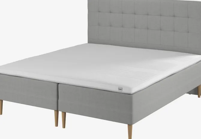 Sengegavl 180x125 DUNLOPILLO Grå-32