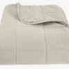 Sengetæppe VALMUE 240x260 beige