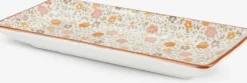 Serveringsfad VETLE B11xL25cm m/blomster