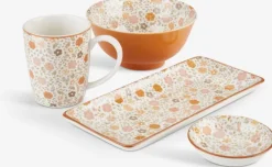 Serveringsfad VETLE B11xL25cm m/blomster