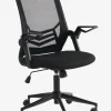 Skrivebordsstol ASPERUP sort mesh/sort stof