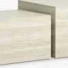 Sofabord ROLSTED 58x58/50x50 marmorfarve 2 stk