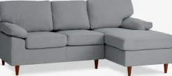 Sofa GEDVED chaiselong lysegrå