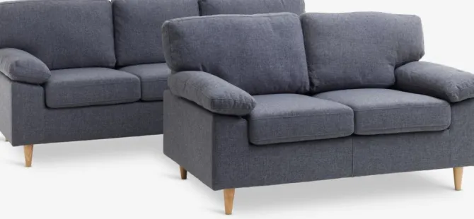 Sofa GEDVED 3-pers. grå