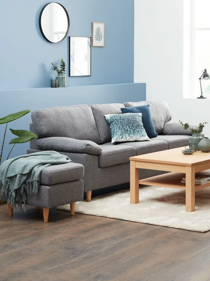 Sofa GEDVED 3-pers. grå