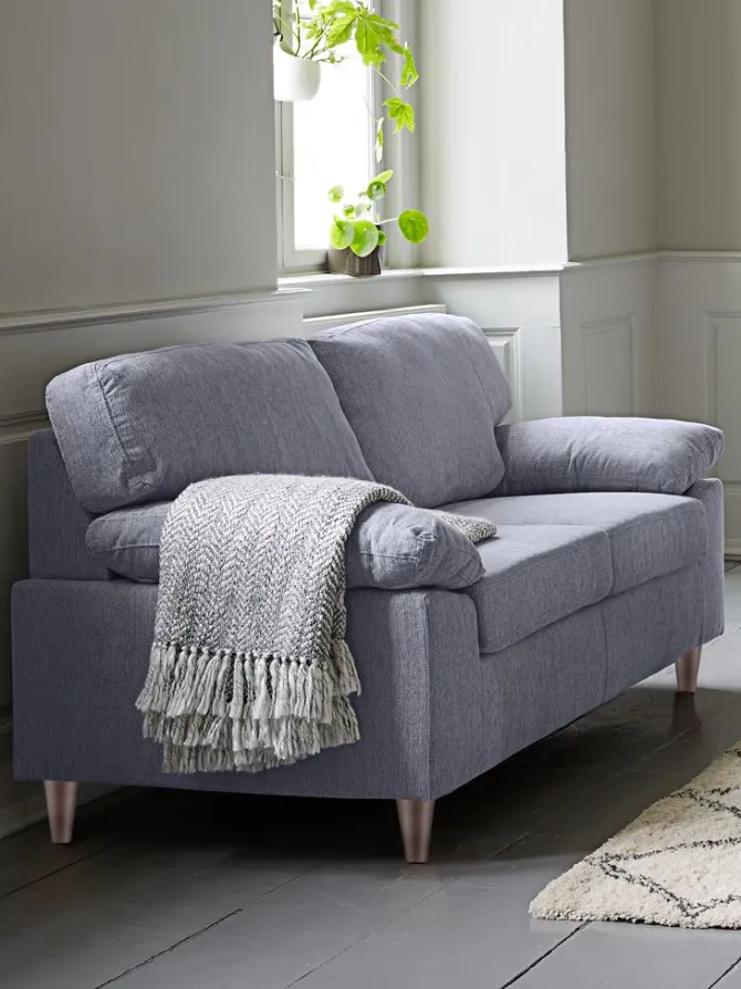 Sofa GEDVED 2-pers. lysegrå