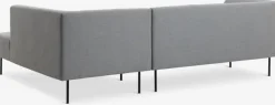 Sofa KARE chaiselong højrevendt lysegrå