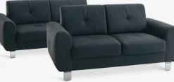 Sofasæt DAMHALE 3+2-pers. sort
