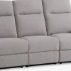 Sofa VONSILD 3-pers. elektronisk lysegrå