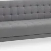 Sovesofa FALSLEV gråt stof