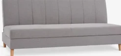 Sovesofa ILDVED beige stof/egefarve