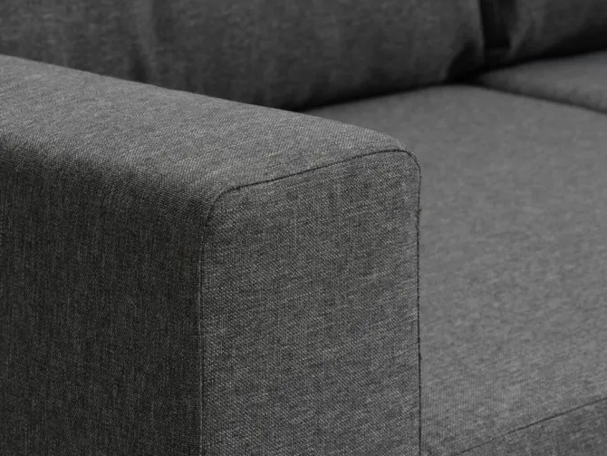 Sovesofa MARSLEV 3-pers. mørkegråt stof