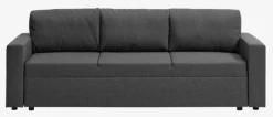 Sovesofa MARSLEV 3-pers. mørkegråt stof