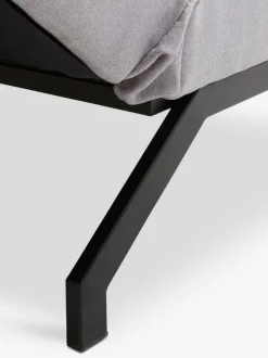 Sovesofa OREVAD lysegråt stof