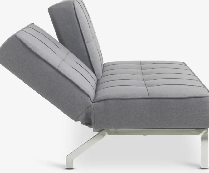 Sovesofa OREVAD mørkegråt stof