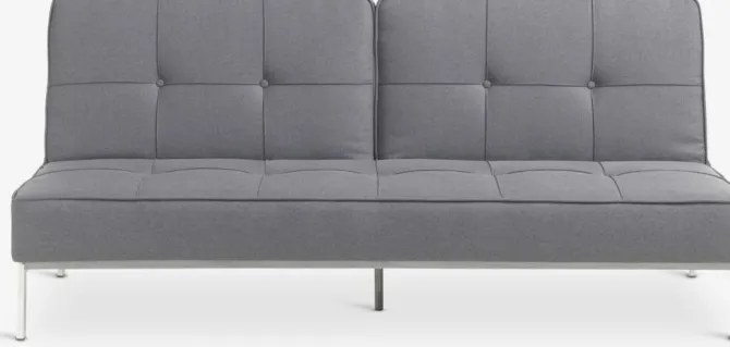 Sovesofa OREVAD mørkegråt stof