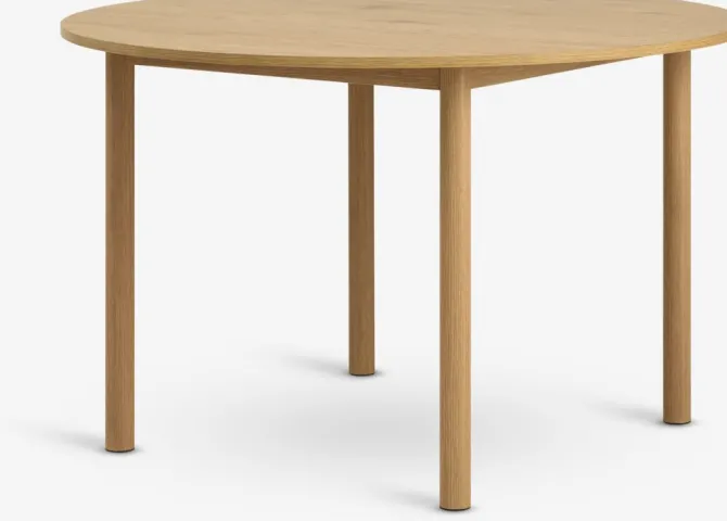 Spisebord ALSTED Ø120 egefarve