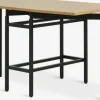 Spisebord FOLDINGBRO 75x38/84/130 egefarve