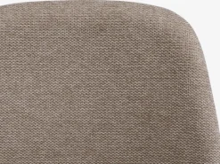 Spisebordsstol JONSTRUP beige stof/mørk egefarve