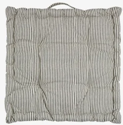 Stolehynde PIL 40x40x7 beige/sort