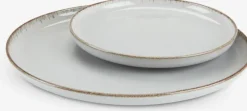 Tallerken FERDUS Ø19cm porcelæn grå