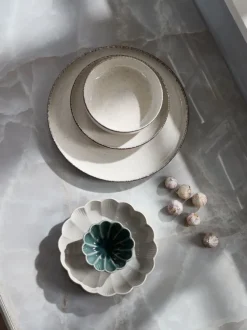 Tallerken FERDUS Ø27cm stentøj beige
