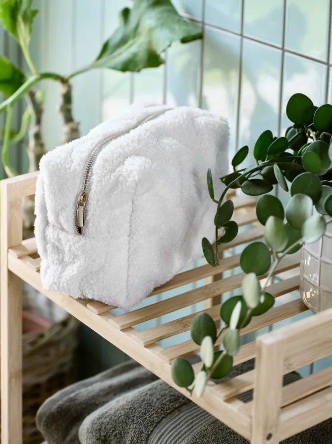 Toilettaske TORHAMN råhvid
