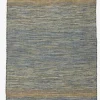 Tæppe KUBJELLE 65x160 grøn/blå