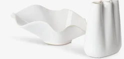 Vase CARLO B13xL8xH17cm grå