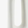Vase INGEMAR B10xL8xH34cm hvid