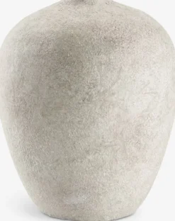 Vase IVAR Ø17xH21cm hvid/grå