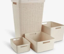 Vasketøjskurv JUTE B42xL34xH60cm 58L