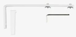 Vægbeslag FLEXI 15 cm hvid