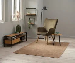 Væghylde TRAPPEDAL 2 stk/pk egefarve/sort